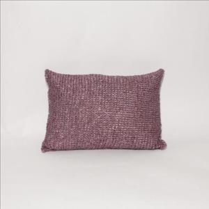 Purple Satin Throw Pillow